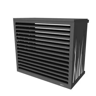 La gamme de cache clim et cache pompe à chaleur DECOairco au complet