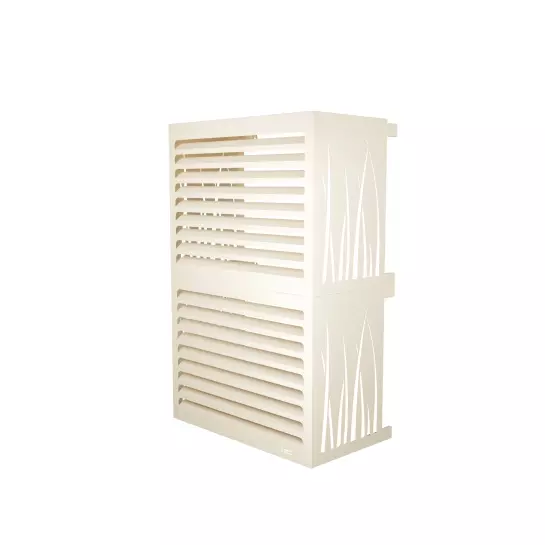 petit cache clim ivoire modèle double