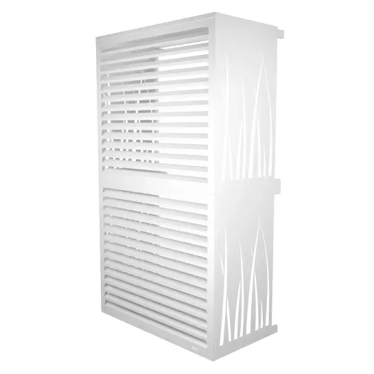 grand format cache clim blanc modèle double