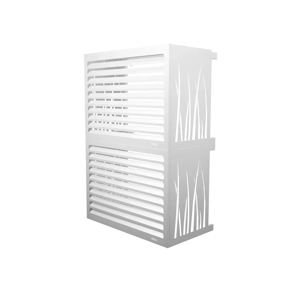 petit format cache clim blanc modèle double