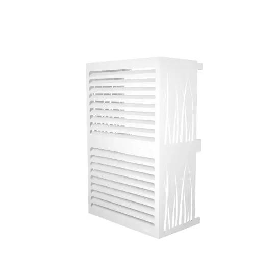 petit format cache clim blanc modèle double