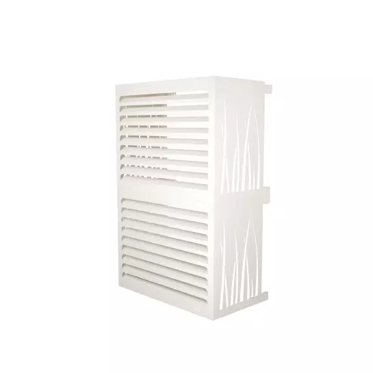 petit cache clim blanc crème modèle double