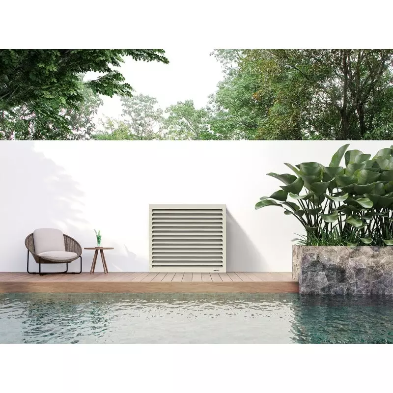 Mur anti-bruit en extérieur - isolation phonique de piscine