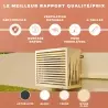 Cache clim DECOAirco L avec ventilation optimale et installation murale ou au sol