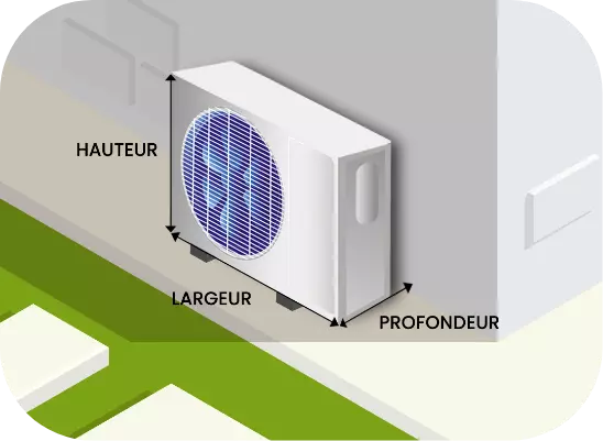 Cache climatiseur et pompe à chaleur extérieur pas cher | DECOairco
